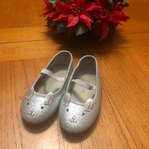 Toddler Girl’s Silver Dress Shoes